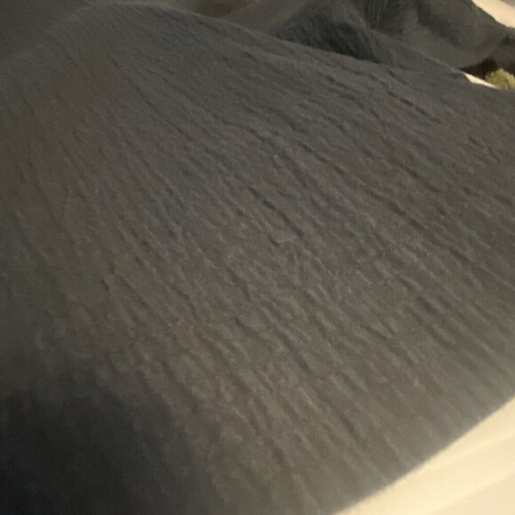 Levi's Lucy Wing Top Black Cotton Crepe Women’s Size S ($60) Classic Capsule - Picture 10 of 11